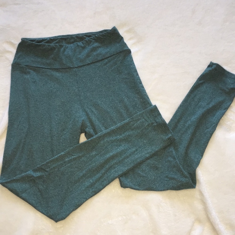 NWOT Lu La Roe Heather blue leggings one size